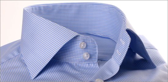 Light blue gingham shirt