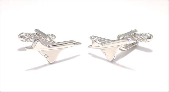 Concorde plane cufflinks