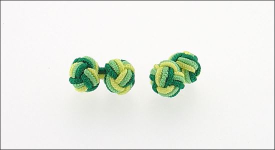 Passementerie verte et jaune