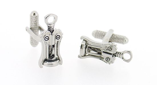 Boutons de manchette tire bouchons