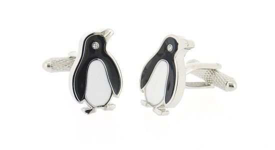 Penguin cufflinks