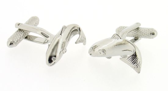 Boutons de manchette en forme de poisson