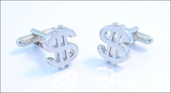 Dollars cufflinks