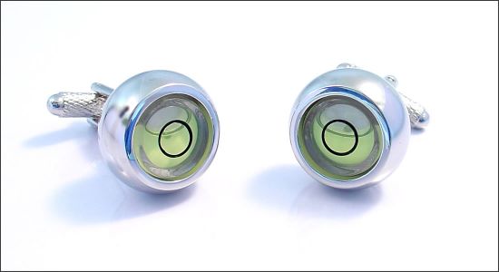 Bouton de manchette niveau vert