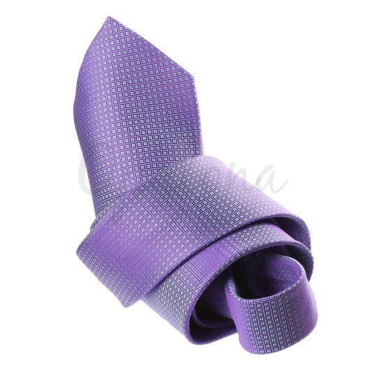 Purple with light blue glints tie