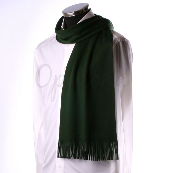 Bufanda de color verde oscuro