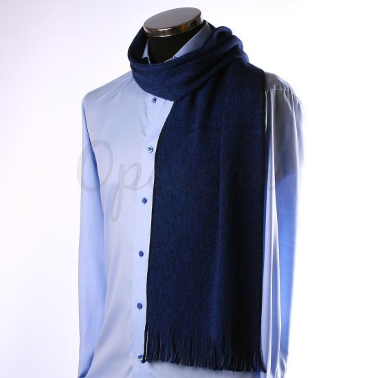 Svart och blå fläckiga scarf