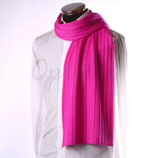 Hot bufanda acanalado rosado