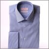 Chemise bleu foncé à chevrons