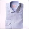 Chemise bleu foncé à chevrons