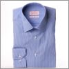 Chemise bleu foncé à chevrons