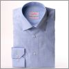 Chemise bleu foncé à chevrons